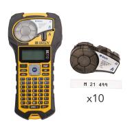 Pack BRADY étiqueteuse M210 + 10 boites d'étiquettes B-499 12,70mm N/B