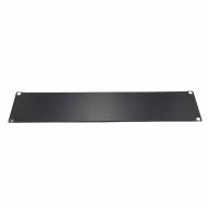 Panneau 19" 2U noir plein - Infrastructure 19 pouces professionnelle