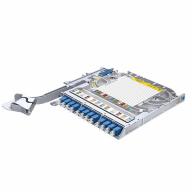 Cassette Lisa splicing ouv droite 24FO 12 LC/UPC duplex G.652D SM H+S