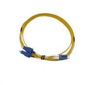 Cordon FO Duplex monomode 9/125 LC / SC - 20m - Short Boots