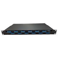HSD v2 - Tiroir optique 12 SC Dx monomode équipé de 6T SC Dx