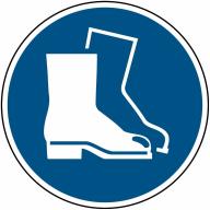 Etiquette de sécurité BRADY ISO - Chaussures de sécurité obligatoires /Qté 1