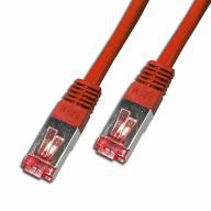 Cordon RJ45 CAT6 SSTP AWG26 LSZH rouge Lg 7m