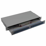 Tiroir 19" coulissant 2U 48FO LC/UPC G.657A2 Couleurs - Assemblé