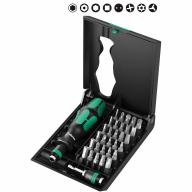 Jeu de 32 embouts de sécurité WERA avec porte-embouts et adaptateur