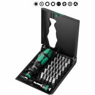 Jeu de 32 embouts de sécurité WERA avec porte-embouts et adaptateur