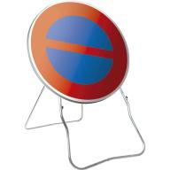 Panneau temp BK6a1 650 Cl.1 "Interdiction de stationner" + PL