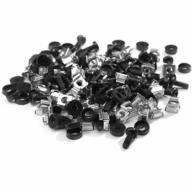 Kit écrou cage + vis gris /Qté 50