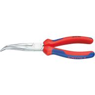 Pince 1/2 ronde bi-matière à becs coudés 45° - Longueur 200mm
