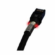 Cordon RJ45 CAT6A FTP Patchsee LSZH noir Lg 4,9m
