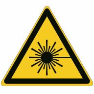 Etiquette de sécurité ISO BRADY- Danger Rayonnement laser /Qté 3