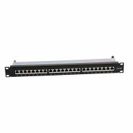 Panneau de brassage RJ45 24 ports 1U équipé CAT6A STP UPTEC
