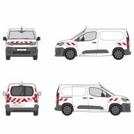Kit bandes réfléchissantes Cl.A L1 VL CITROEN Berlingo 2018