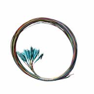 Pigtail LC multimode OM3 Lg 1,5m - lot de 12 couleurs