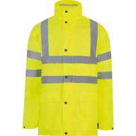 Veste de pluie haute visibilité respirante jaune Classe 3 T2S - T.L
