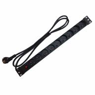PDU 1U rackable 9 prises 2P+T + Fusible
