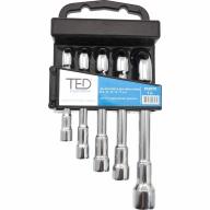 Jeu de 5 clés à pipe débouchées TED®