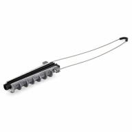 ACAL 14: Pince ancrage fourreau alu câble rond Ø14-16mm