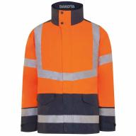 Parka 4 en 1 haute visibilité respirante orange Cl.3 T2S T.XL