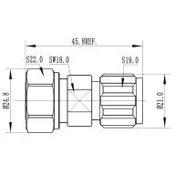 Transition N mâle - 4.3/10" mâle