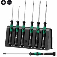 Jeu 7 tournevis fente / PH WERA