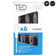 Jeu de 6 tournevis TED® - 3 plats et 3 Phillips