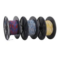 Jarretière Téléphonique 5/10ème Bleu / Rouge - 100m