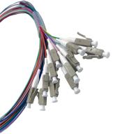 Pigtail LC multimode 50/125 OM3 - 1m - lot de 12 couleurs