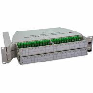 Tiroir 19" pivotant modulaire 2U 96FO SC/APC G.657A2 ouverture droite