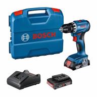 Perceuse visseuse sans fil BOSCH GSR 18V-45 avec 2x3Ah