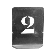 Jeu chiffres à pocher ht 25mm