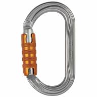 Mousqueton OK aluminium ovale à verrouillage automatique PETZL