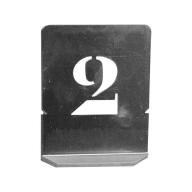 Jeu chiffres à pocher ht 25mm