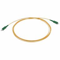 Jarretière optique SX LC/UPC-LC/UPC G.657A2 Ø2,0mm Jaune Lg 0,5m
