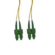 Cordon FO Duplex monomode 9/125 SC APC/SC APC - 25m
