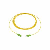 Jarretière optique simplex SC/APC-SC/APC G.657A1 Ø1,6mm Jaune Lg 3,0m