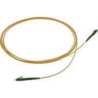 Jarretière optique simplex LC/APC-LC/APC G.657A2 Ø2,0mm Jaune Lg 3,0m