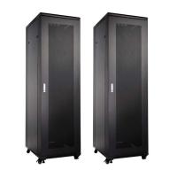 UPTEC - Baie 19" 27U 600x600 (charge 800kg) portes AV&AR perforées - Infrastructure 19 pouces professionnelle