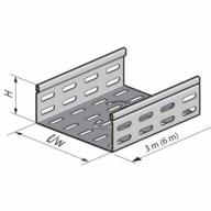 Dalle perforée CES longueur 3m/Qté 2 - 48x51mm GC