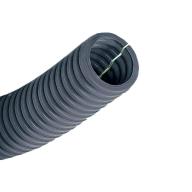 Gaine ICTA3422 grise + fil tire-aiguille galvanisé - Ø40mm lg 50m