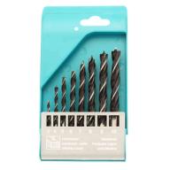 Coffret de 8 forets bois queue cylindrique Ø 3 à 10mm