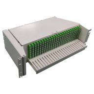 HsD - Tiroir optique rotatif en métal 4U - 144T x SC APC + pigtails