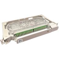 Tiroir 19" pivotant épissurage 1U 96FO LC/APC G.657A2 ouvrant droit