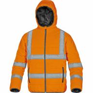 Doudoune à capuche haute visibilité orange Evolution T.L