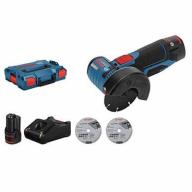 Meuleuse compacte BOSCH GWS 12V-76 Pro avec 2x3Ah et accessoires