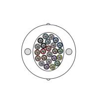 Câble FTTH Riser Colonne montante G.657A2 - Modulo 6 - 36FO/m