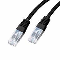 Cordon RJ45 CAT6 UTP AWG26 noir Lg 7m