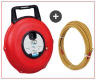 Pack aiguille 30m Câble-Blitz Ø3mm + recharge pour aiguille de tirage 30m PolyKat 3mm