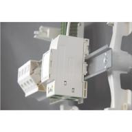 Boîtier DTIO modulaire 2FO SC/APC - Format Rail DIN