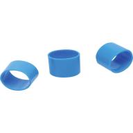 Bague PLIO Markers Ø22mm Lg 10mm bleu /Qté 100